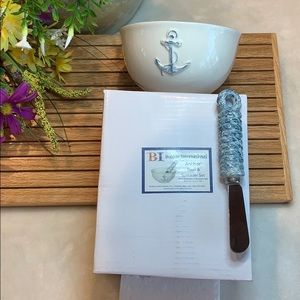 Anchor bowl & spreader set